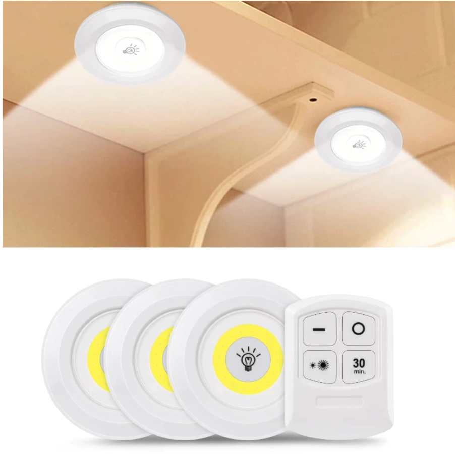 Set Luz Led - Control Remoto Inalámbrico - F