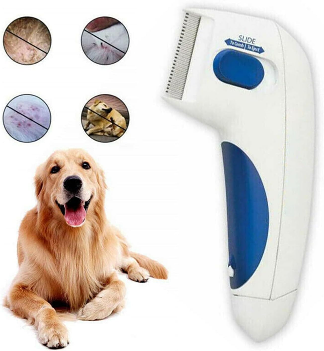 Flea Doctor™  Cepillo eléctrico quita pulga